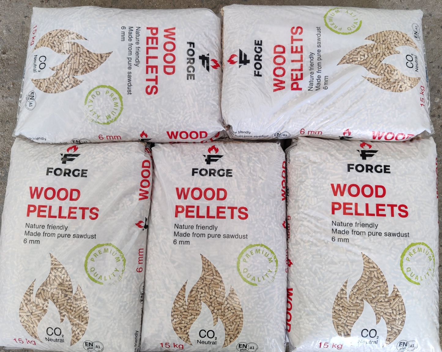 FORGE-PELLETS 1 ZAK 15 KG