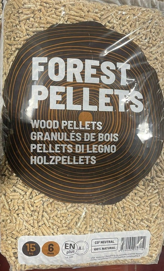 FOREST-PELLETS 1 PALET 70 ZAKKEN 1050 KG