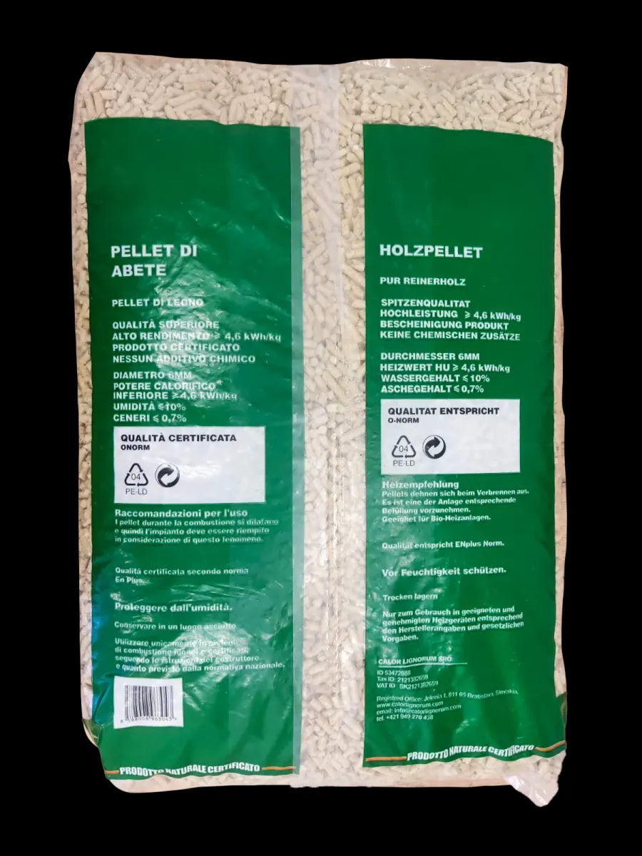 HOLZE PELLETS - 1 PALLET - 70 ZAKKEN VAN 15 KG - 1050KG